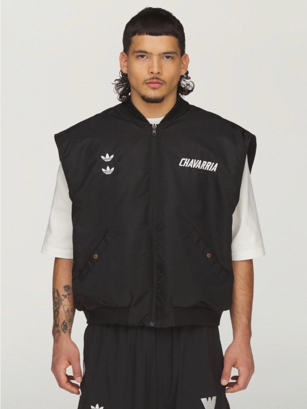Willy Chavarria x Adidas Reversible Padded Vest
